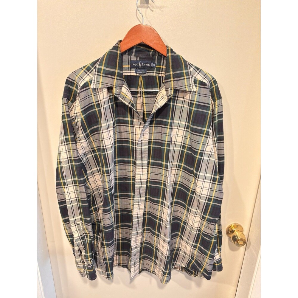 mens ralph lauren button down shirts xl